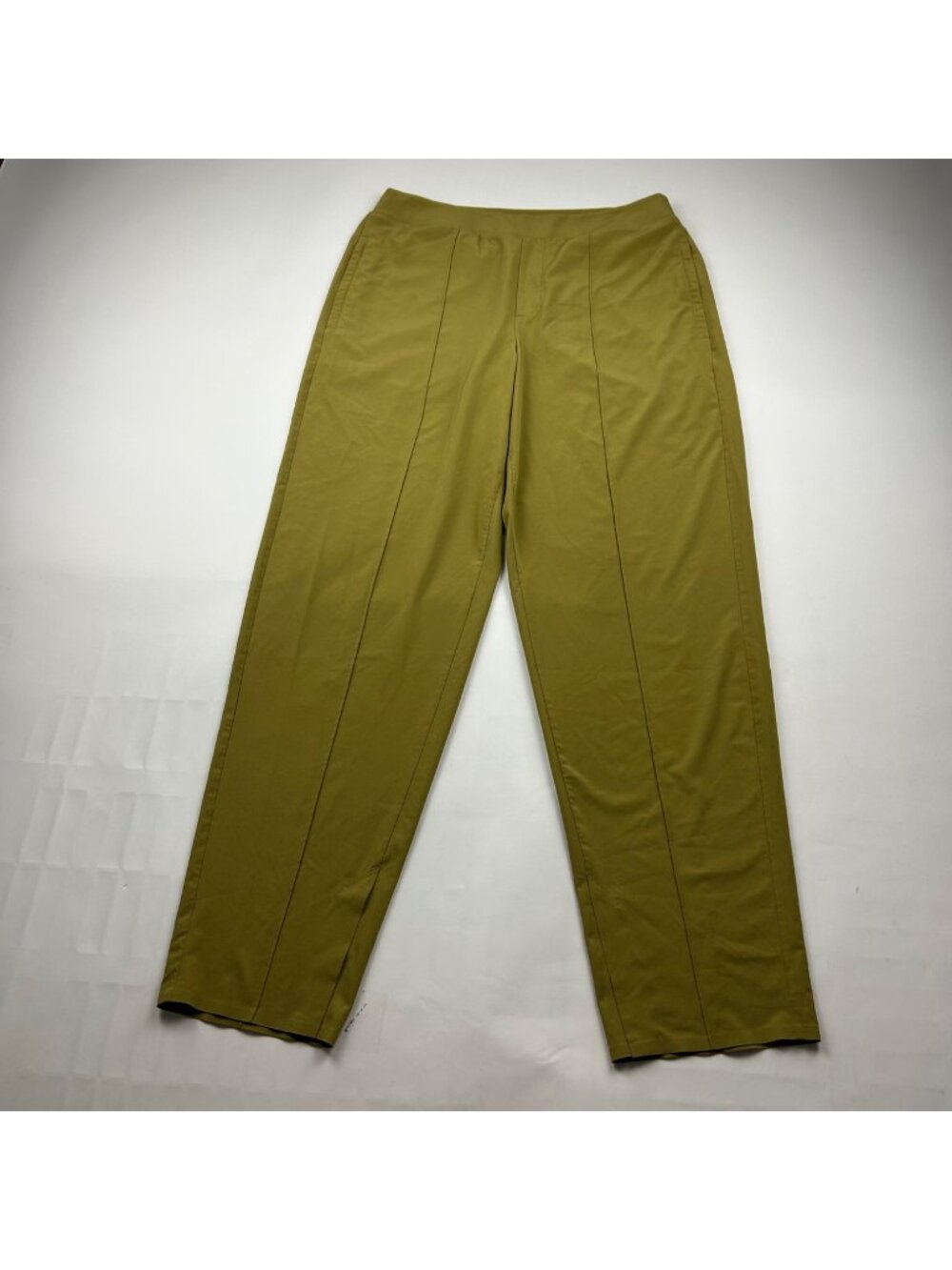 Athleta Tapestry Gold Lightweight Brooklyn Heights High Rise Pant 10